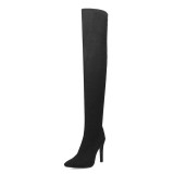 Women Sexy Red Thigh High Boots