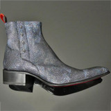 Men's Stylish Luxury Zipper Ankle Boots