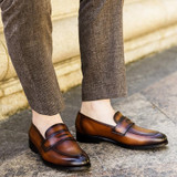 Fashion Men's' Slip-On Loafer Leather Shoes