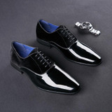 Fashion Men's Wedding Dress Leather Shoes