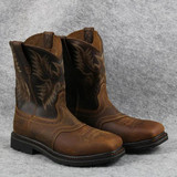 Classic Men's Handmade Carved Cowboy Boots