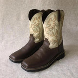 Classic Men's Handmade Colorblock Western Boots