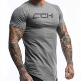 Men's Slim Round Hem Fitness T-Shirt