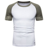 Men's Slim Fit O-Neck Short Sleeve Muscle Tee T-shirt