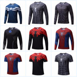 Men Compression  Base Layer Long Sleeve shirt Thermal Under Top Fitness