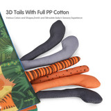 Tumama Baby Rattles Mobiles Toy Soft Animal Tails Cloth Book Newborn Stroller Hanging Toy Baby Early Learning Educational Toys