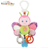 Pudcoco Kid Baby Crib Cot Pram Hanging Rattles Stroller&Car Seat Toy Activity Soft Ringing Bell Toys Developing Pushchair Toy