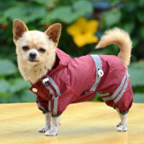 Dog Raincoat Puppy Waterproof Jumpsuit