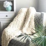 Handmade Chunky Knit Blanket
