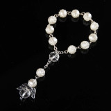 Angel baptism favors ivory communion favors recuerditos para bautizo finger rosaries christening favors communion favors