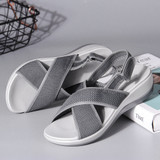 LOSTISY Peep Toe Casual Slingback Sport Sandals