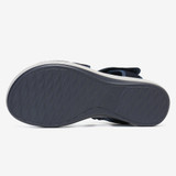 LOSTISY Cloth Opened Toe Cross Strap Casual Sport Sandals