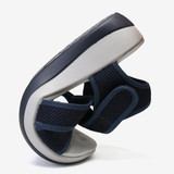 LOSTISY Cloth Opened Toe Cross Strap Casual Sport Sandals