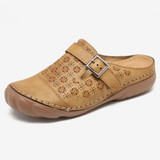 LOSTISY Women Hollow Out Breathable Backless Comfy Sandals