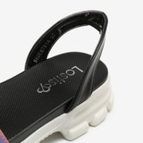 LOSTISY Women Printing Slip On Platform Sport Sandals