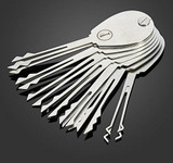 20psc Double Sided Padlocks Door Locks Opener Locksmith Tools Multitools