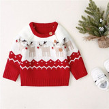 Children's Unisex Deer Knitted Sweater
