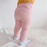 Unisex Cotton Fashion Woolen Elastic Waist Pants - Multiple Color & Size