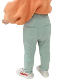 Unisex Cotton Fashion Woolen Elastic Waist Pants - Multiple Color & Size