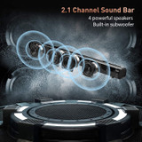 2.1CH TV Sound Bar with Subwoofer
