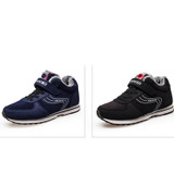 Men's Lightweight Wear-Resistant Non-Slip Cotton Shoes Plus Fluffy Warm Shoes
