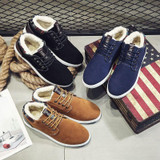 Men's Plus Velvet Cotton Shoes Warm Thick Casual Snow Boots