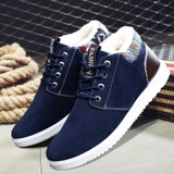 Men's Plus Velvet Cotton Shoes Warm Thick Casual Snow Boots