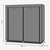 24-Pairs Portable Shoe Rack