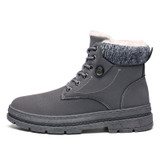 Men's snow boots casual plus velvet cotton shoes trend Martin cotton boots