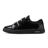 Men's winter leather shoes new plus velvet trend shoes
