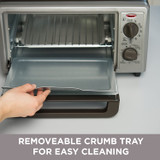 BLACK+DECKER 4-Slice Countertop Toaster Oven