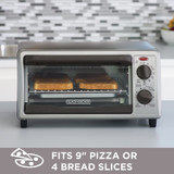 BLACK+DECKER 4-Slice Countertop Toaster Oven