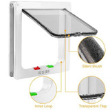 Cat Door 4-Way Locking Cat Flap With Liner