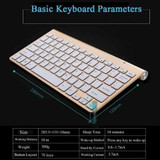 Wireless Keyboard And Mouse Combo 2.4G Ultra Thin Keyboard