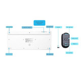 Wireless Keyboard And Mouse Combo 2.4G Ultra Thin Keyboard