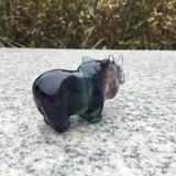 Rainbow Fluorite Rhinoceros