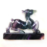 Rainbow Fluorite Deer