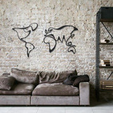 The World Metal Wall Art