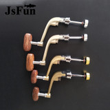 JSFUN Metal Spinning Fishing Reel Handle Folding Rocking Arm For 1000-7000 Wheel Wooden Knob Fishing Tackle Accessories FO162