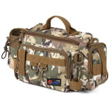 Multifunctional Fishing Bag Camouflage Fishing Tackle Bag Carp Fish Rod Waist Bag Bait Box Pouch Polyester Case Pack For Pesca