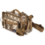 Multifunctional Fishing Bag Camouflage Fishing Tackle Bag Carp Fish Rod Waist Bag Bait Box Pouch Polyester Case Pack For Pesca