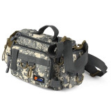 Multifunctional Fishing Bag Camouflage Fishing Tackle Bag Carp Fish Rod Waist Bag Bait Box Pouch Polyester Case Pack For Pesca