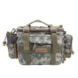 TSURINOYA Multifunction Fishing Bag Y7 19*15*40cm High Capacity  Fishing Tackle Lure Bag Shoulder Bag Canvas Waist Bag