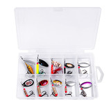 PLUSINNO Fishing Lures for Bass Spinner Lures