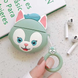 For AirPods Case Cute 3D Cartoon Avocado Earphone Case For Apple Airpods 2 Silicone Headphone Cover For Air pods Earpods Strap