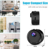 1080p HD Spy Camera Wireless Hidden Small Secret Nanny Cam with Super Night Vision.