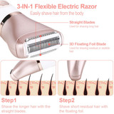 Electric Razor for Women, Tencoz Hair Removal for Women 2 in 1