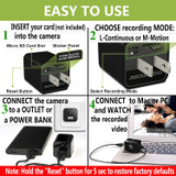 Spy Camera Charger - Hidden Camera - Premium Pack, Surveillance Camera Full HD.