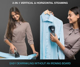 Steamer for Clothes, Hand Held Portable Travel