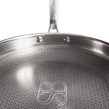 Stainless Steel Frying Pan 11" In Honeycomb Stainless Steel Frying Pan 11" In Honeycomb